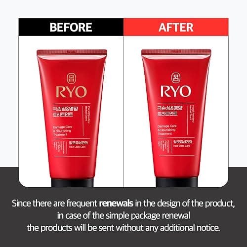 RYO Damage Care & Nourishing Treatment with Korean Ginseng & Caffeine - Deep Conditioning Mask for Repair and Moisturizing, Anti Loss Care, Strengthening hair roots, 10 Fl Oz. thumbnail 3
