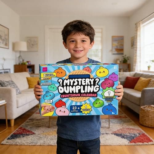 Dumpling Squishy, 2026 Squishy Dumpling Mystery Advent Countdown Calendar, 24 PCS Random Surprise Squishies Toys, Stress Relief Sensory Fidget Toy for Anxiety Relief Hand Relax, Birthday Gifts (muticolor) thumbnail 2