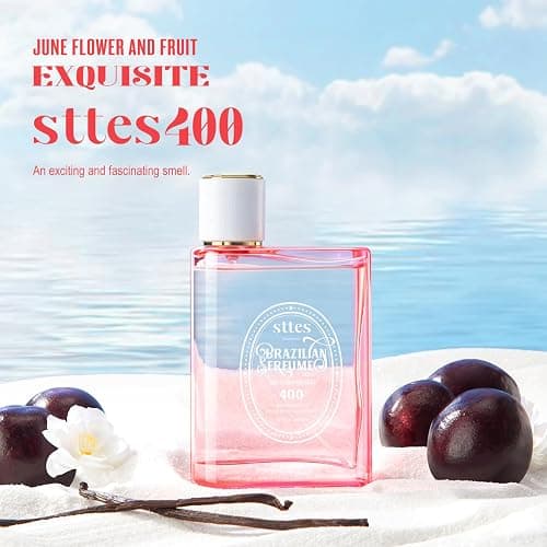 Sttes Perfume 400# (June Flower Fruit) - Eau de Perfume 100ml (3.4fl oz) Flower Fruit Gourmet Tune (Vanilla + Plum + Jasmine + Woody Tone) thumbnail 7