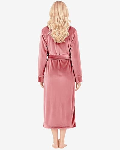 NY Threads Premium Womens Robe, Plush Fleece Long Bath Robe for Women, Fluffy Soft Women's Bathrobe thumbnail 2