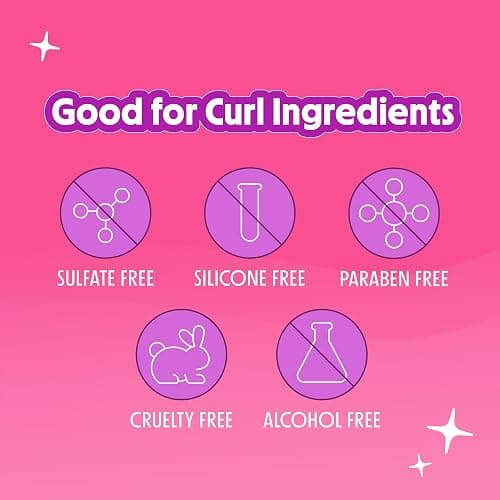 Not Your Mother's Curl Talk Sculpting Gel, Curl Defining Cream, & Curl Foam | Frizz Control Gel, Defining Cream, & Refreshing Curl Foam - 6 & 8 fl oz - Formulated with Rice Curl Complex - Citrus Jasmine thumbnail 8