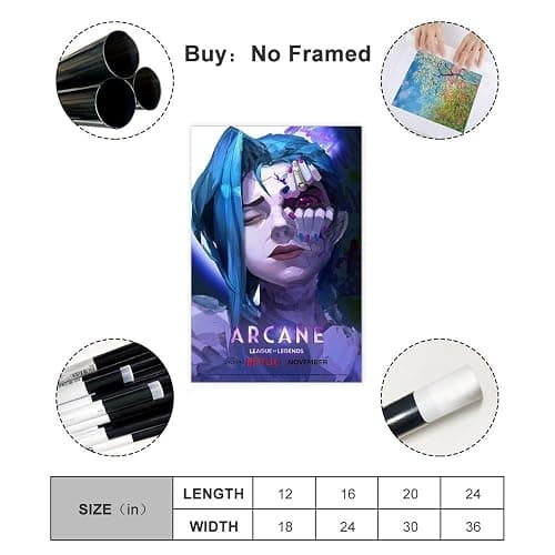 ZCXH Arcane Hot Classic Movie (64) Canvas Poster Bedroom Decor Landscape Decor Gift Unframe-style12x18inch(30x45cm) thumbnail 2