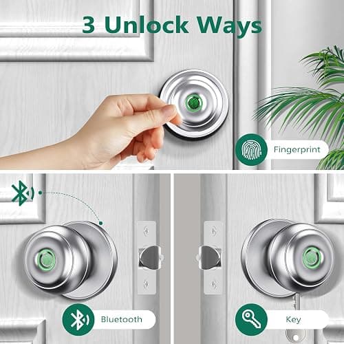 Fingerprint Door Knob thumbnail 2