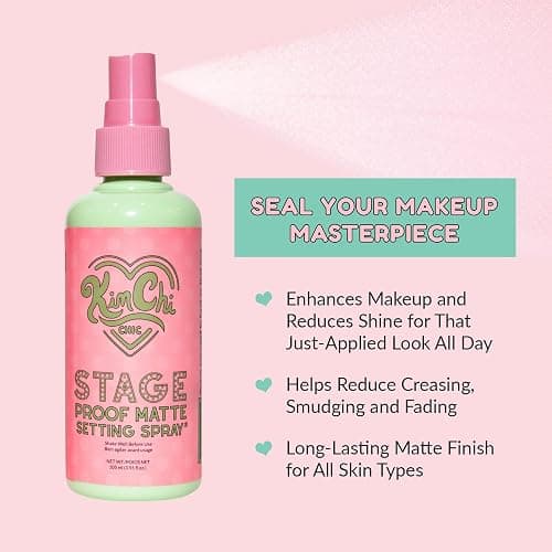 KimChiChic Beauty Stage Proof Matte Setting Spray, Makeup Finishing Mist and Fixative for All Skin Types, 3.55 fl oz thumbnail 2