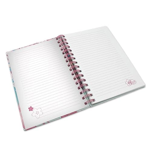 ABYSTYLE Hatsune Miku Cherry Blossom Hardcover Spiral Notebook 8.5" x 6.3" 180 Lined pages Anime Office Supplies thumbnail 4