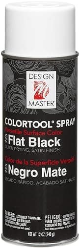 Design Master 725 Flat Black Colortool Spray - Image 1