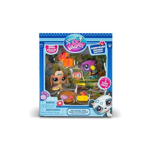Littlest Pet Shop Series 2 Petfluencer Garden Party | Petfluencer Set Has 2 LPS Mini Pet Toys 4 Accessories 1 Backdrop 1 Collector Card And 1 Virtual Code | Collectable Toys For Girls And Boys thumbnail 6