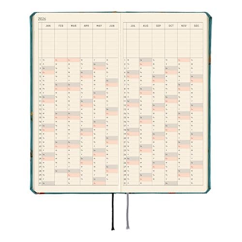 Hobonichi Techo 2026 Weeks – Bow & Tie: In the Forest (English, Tall & Slim, January Start) thumbnail 6