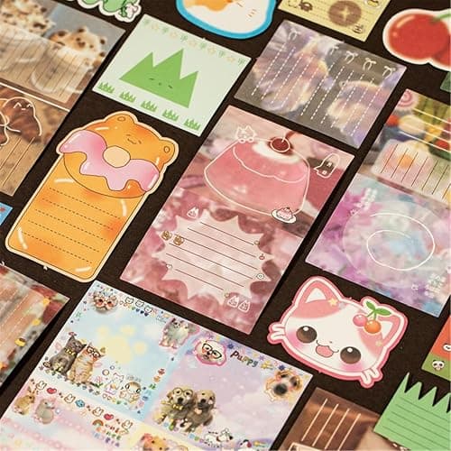 ffgguuiic Vintage Note Paper 200 Sheets Scrapbooking Decorative Paper Novelty Note Memo Pad for Scrapbooking Journal Planner thumbnail 6