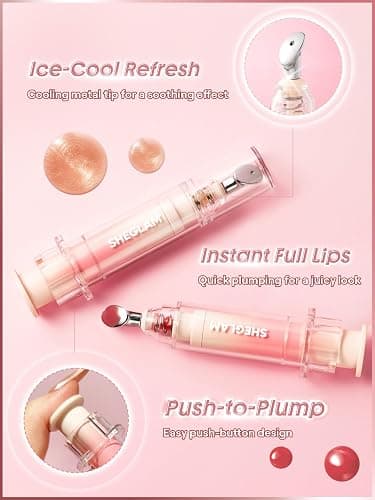 SHEGLAM Booster Shine Plumping Lip Gloss-Pink Flamingo thumbnail 2