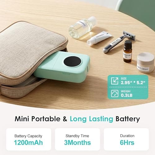 Phomemo Label Maker, D30 Portable Bluetooth Label Maker Machine with Tape, Small Mini Label Printer, Multiple Templates Fonts Icon Labeler for Home, School, Office thumbnail 5