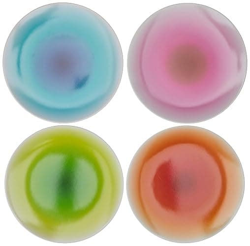 French Bull 6" Melamine Dinnerware Colorful Appetizer Plate Set, 4 Piece - Ombre - Ombre - 4 Piece Set thumbnail 4
