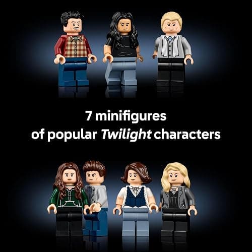 LEGO Ideas Twilight The Cullen House - Collectible Set for Adults 18+ - DIY Fantasy Craft for Book Lovers - Edward, Bella, Jacob + 4 More Minifigures - Gift Idea for Fans of The Movies - 21354 thumbnail 5