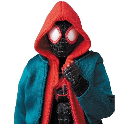 MEDICOM TOY MAFEX No.236 Spider-Man (Miles Morales) Renewal Ver. Height Approx. 5.1 inches (130 mm), Painted Action Figure thumbnail 4
