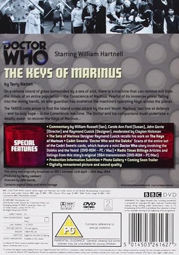 Doctor Who - The Keys Of Marinus [DVD] [1964] thumbnail 2