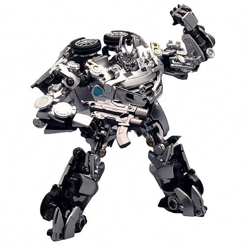chingbor Deformation Robot Toy, Alloy Action Figure Car Model Toys for Gift Kids Boys Girls Ages 6+ thumbnail 4