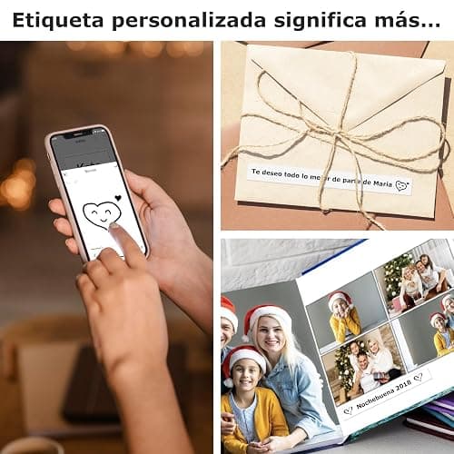 SUPVAN E10 etiquetadora Bluetooth, con Etiquetas Impermeables (15mm x 6 m/Rollo), Ideal para oficinas y hogares, Negro thumbnail 9
