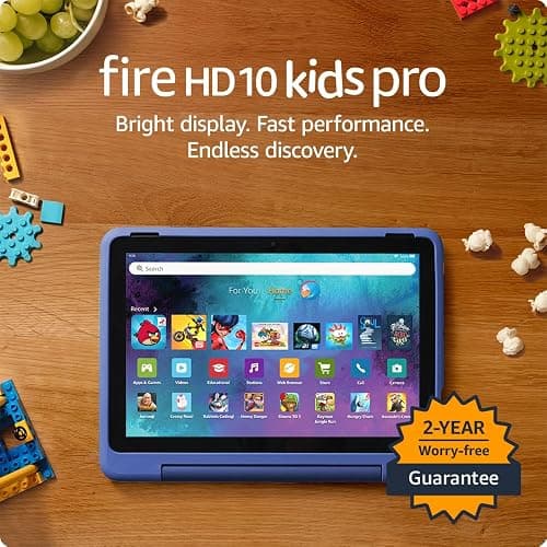 Amazon Fire HD 10 Kids Pro tablet (newest model) ages 6-12. Bright 10.1" HD screen, includes ad-free content, robust parental controls, 13-hr battery and slim case for older kids, 32 GB, Nebula thumbnail 7