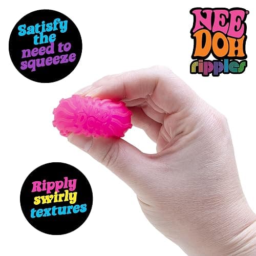 Schylling NeeDoh Teenie Fab Four Needoh 4 Pack - Sensory Squeeze Toy - 1.5" in Diameter - Colors May Vary thumbnail 5