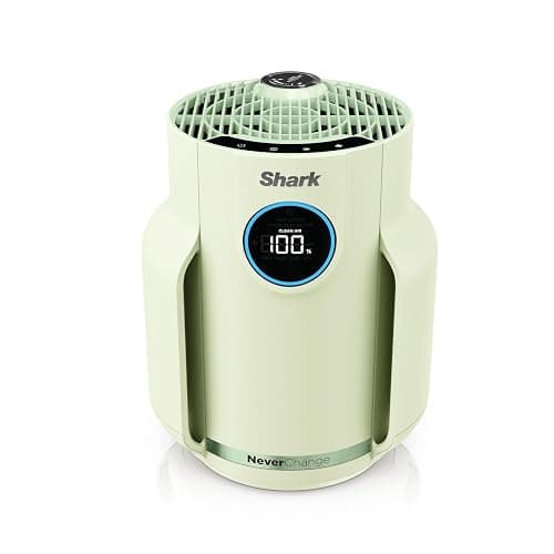 Shark Air Purifier for Home, NeverChange Compact Pro, for Bedroom, Nursery, Home Office, Dorm, HEPA-Exceeding Filter, Captures Pollutants, Pet Dander, Dust, Odor, Smoke, and More, HP072GN, Honeydew - Image 1