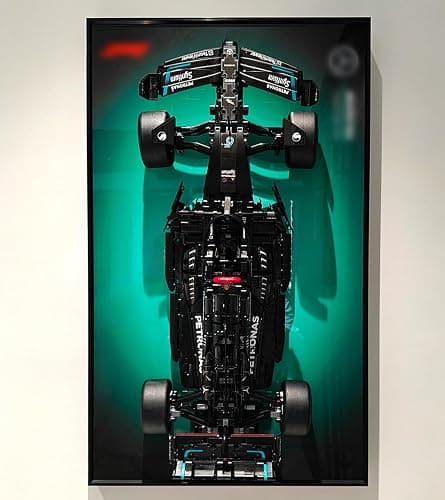 Display Wallboard for Lego Technic Mercedes-AMG F1 W14 E Performance 42171 Race Car, Compatible with Mercedes F1, Ideas for Lego Car Wall Mount Display Enthusiast, Size:19.7X 31.5in, No Model! - Image 1