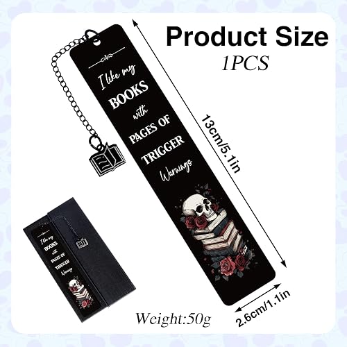 Shejdgart Dark Romance Bookmarks Gifts, Funny Bookmarks for Women Friends Girls, Spicy Gothic Book Marks for Book Lovers Reader Bookworm, Halloween Thanksgiving Christmas Birthday Gag Gift thumbnail 3