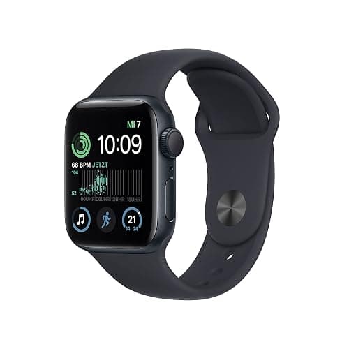 Apple Watch SE (2. Generation) (GPS, 40mm) - Aluminiumgehäuse Mitternacht mit Sportarmband Mitternacht - Regular (Generalüberholt) - Image 1