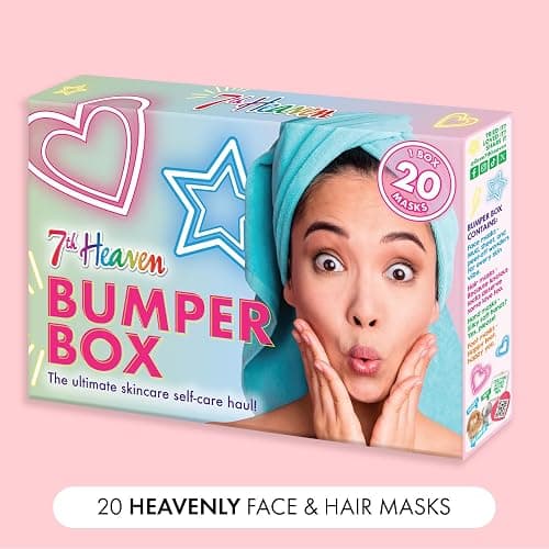 7th Heaven Bumper Box Skin Care Gift Set - Pack of 20 Face, Hair and Body Masks - Variety of Mud, Cream and Peel-Off Masks - Deeply Moisturising, Fruity, Hydrating and Skin Rejuvenating thumbnail 3