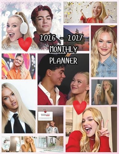 Freya Skye 2026–2027 Monthly Planner : A Two-Year planner for Freya Skye Fans | Includes Calendars, Holidays, Monthly Goals, Notes & More | 80 Pages - Image 1