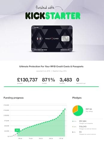 VAULTCARD - RFID Blocking & Jamming Credit & Debit Card Protection for Wallet and Passport - Superior NFC Anti-Theft, Patented Multi-Card Defense thumbnail 8