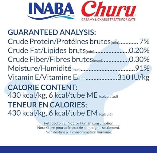 INABA Churu Lickable Purée Natural Cat Treats Gift Box - Tuna with Salmon Recipe, 8 Tube Gift Box thumbnail 8