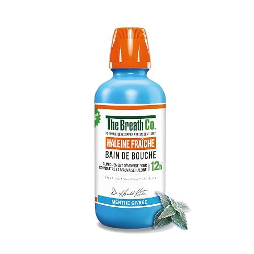 The Breath Co. Bain de Bouche sans Alcool - Menthe Givrée - 500ml - Image 1
