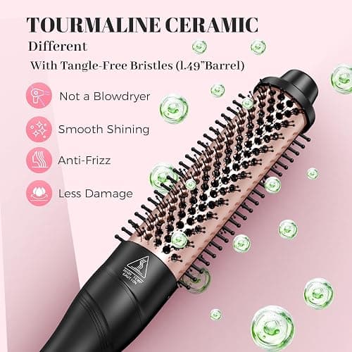 ANIEKIN 5 in 1 Curling Iron Set, Fast Heat Up Curling Wand from 3/8 to 1 1/4 Inch and a Thermal Brush Come with, Dual Voltage Hair Curler for Women All Hair Types and Travel Use, Gifts for Women thumbnail 3