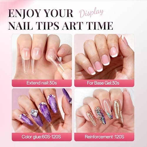 krofaue Mini Handheld UV Light for Gel Nails with Stand, Portable Rechargeable Nail Lamp with 2 Timers, Flash Cure for Rhinestone Glue Decoration at Home DIY, Travel thumbnail 9