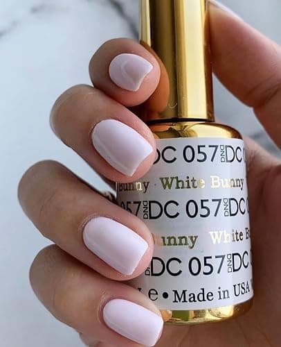 DND Gel Nail Polish Duo, White | Matching UV/LED Gel Polish & Air Dry Lacquer Set, Chip-Free Long Lasting White Nail Color, Easy Soak Off Removal thumbnail 7