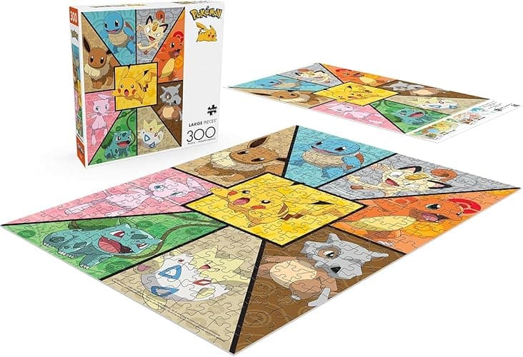 Buffalo Games - Pokemon- Kanto Companions - 300 Piece Jigsaw Puzzle for Adults -Challenging Puzzle Perfect for Game Nights - Finished Size is 21.25 x 15.00 thumbnail 5