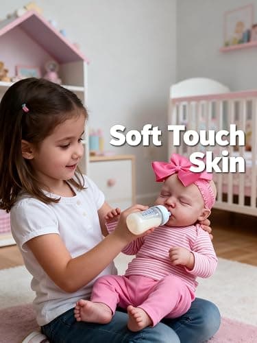 iCradle Reborn Baby Dolls 20 Inch Reborn Baby Dolls Silicone Weighted Body Newborn Toddler Dolls Best Wish for Age3+ thumbnail 5