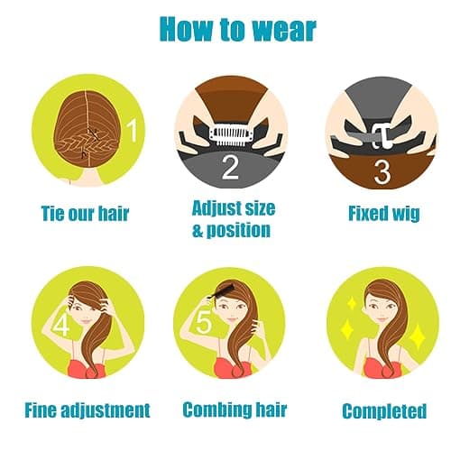 ZNTU Black Mixed Pink Cosplay Wig with Bangs, Elf Ears and Free Wig Cap - 80cm Heat Resistant Synthetic Fiber Wig for Halloween, Theme Parties and Anime Fans thumbnail 7