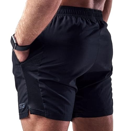 Satire Gym - Sporthose Herren kurz mit Taschen - Sport Shorts Männer als Laufhose Gymshorts (Running, Bodybuilding, Fitness) thumbnail 2