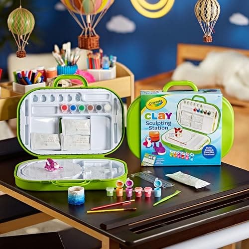 Crayola Clay Sculpting Station, Kids Clay, Sculpting Material, Craft kit, Art Set for Kids, Gift for Boys & Girls, Ages 6+ thumbnail 2
