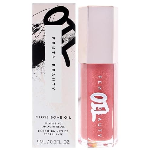 Gloss Bomb Luminizing Lip Oil N Gloss - 01 Fussy by Fenty Beauty for Women - 0.3 oz Lip Gloss - Image 1