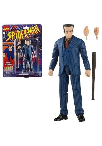 Spider-Man Marvel Legends Series 15 cm Marvel’s Hammerhead Action Figure Toy, Includes 3 Accessories: 2 Alternate Hands, 1 Baseball Bat - Image 1