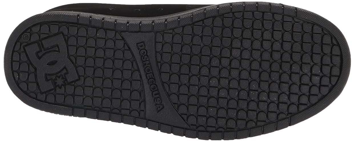DC Men's Court Graffik Casual Low Top Skate Shoe Sneaker, Black/Grey/Black, 10.5 thumbnail 4