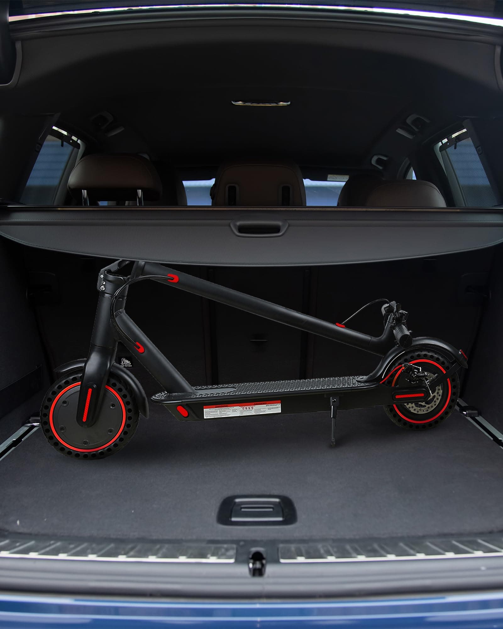 Electric Scooter for Adults - 8.5 Inch Folding Electric Scooter, Range 25-30km with APP Connection, 350W Motor with Dual Brake System,Electric for Adults (Red) thumbnail 7