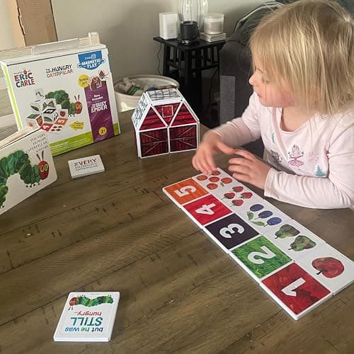 CreateOn Eric Carle The Very Hungry Caterpillar & Bonus Very Busy Spider Playset, Magnetic Building Toys, Educational, STEM and Montessori Tools, Magnetic Tiles for Kids Ages 3+, 24 Pieces thumbnail 2