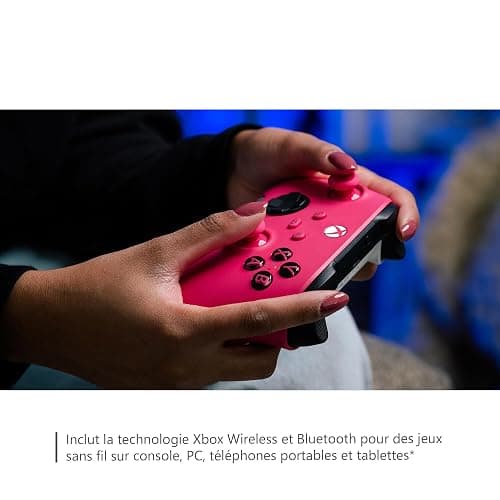 Xbox Manette sans Fil - Deep Pink Series X, Series S, One, Windows 10 & 11, Android et iOS thumbnail 9