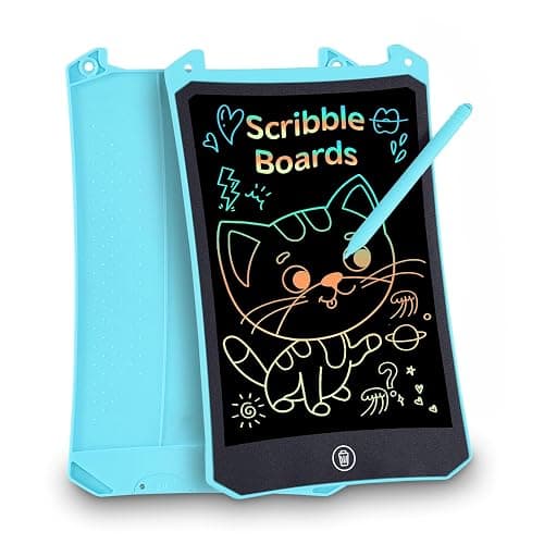 Spielzeug ab 2 3 4 5 6 7 8 Jahre,PINKCAT Ostern Geschenke Kinder Beschäftigung Autofahrt Kinder LCD Schreibtafel 8,5 Zoll Puzzle Malbrett Wegwischen Geschenke Mädchen Junge Reisespiele - Image 1