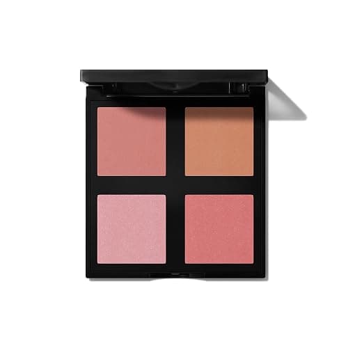 e.l.f. Cosmetics Powder Blush Palette, Four Blush Shades for Beautiful, Long-Lasting Pigment, Light thumbnail 3