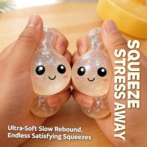 Random Flashy Dumpling Box Soft Toy, Colorful Smile Steamer Baozi Stress Relief Ball, Fun Party Solo Play, 1/2/4 Pieces thumbnail 3