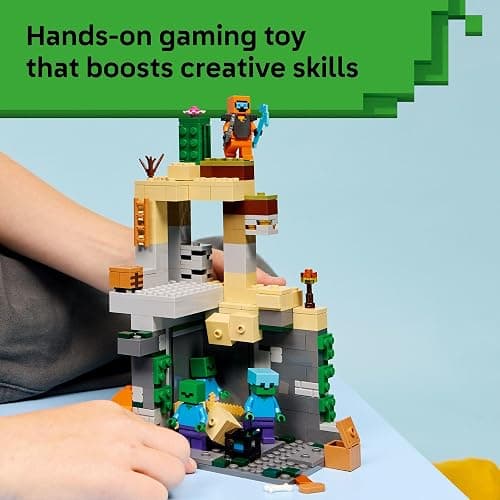 LEGO Minecraft Zombie Dungeon Building & Pretend Play Toy for Boys & Girls - Video Game Playset & Toy Figures for Kids, Ages 8+ - W/Wandering Wastelands Minifigure - Gift Idea for Birthdays - 21587 thumbnail 4